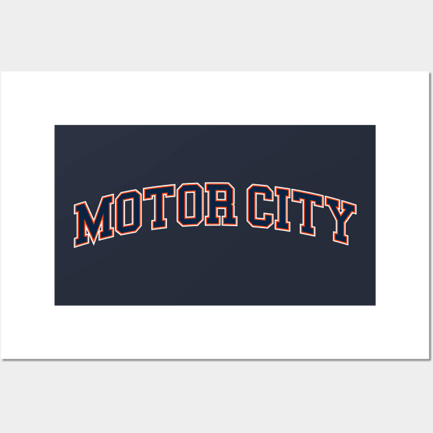 Motor City Baseball Wall Art by CC0hort